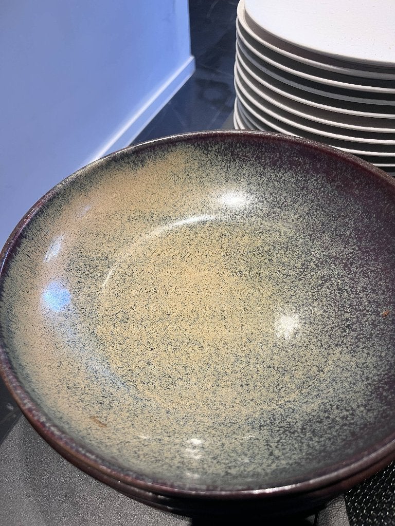 4 grote diepe borden, Enlèvement, Utilisé, Assiettes(s)