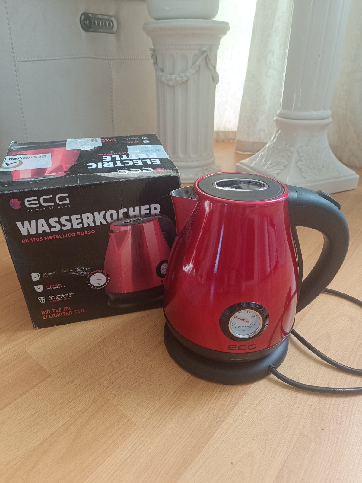 Analoge waterkoker, Electroménager, Bouilloires, 1 à 2 litres, Enlèvement, Neuf