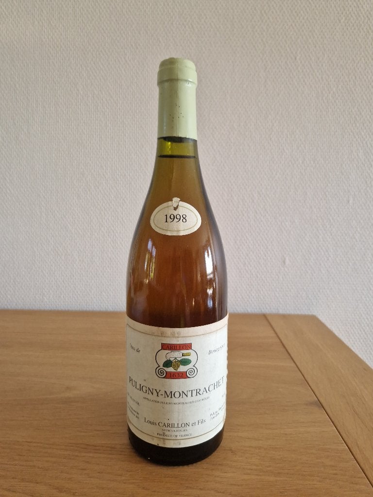 Louis Carillon - Puligny Montrachet - 1998 - 75 cl, Frankrijk, Nieuw, Ophalen of Verzenden, Witte wijn