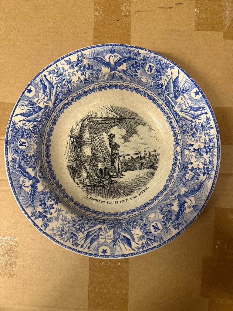Assiette Napoléon ancienne — Société Céramique Maestricht, Enlèvement ou Envoi