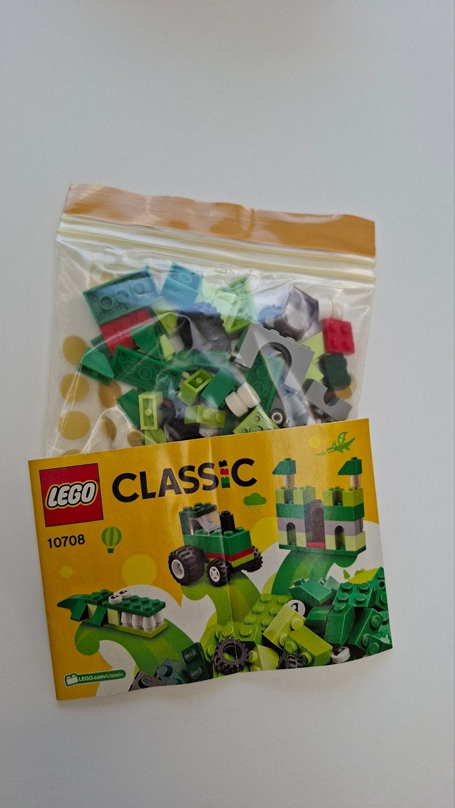 Lego Classic 10708 Boite de construction verte, Lego, Ensemble complet, Comme neuf, Complet