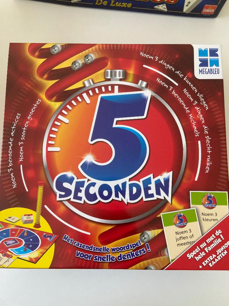 Gezelschapsspel 5 seconden, Ophalen