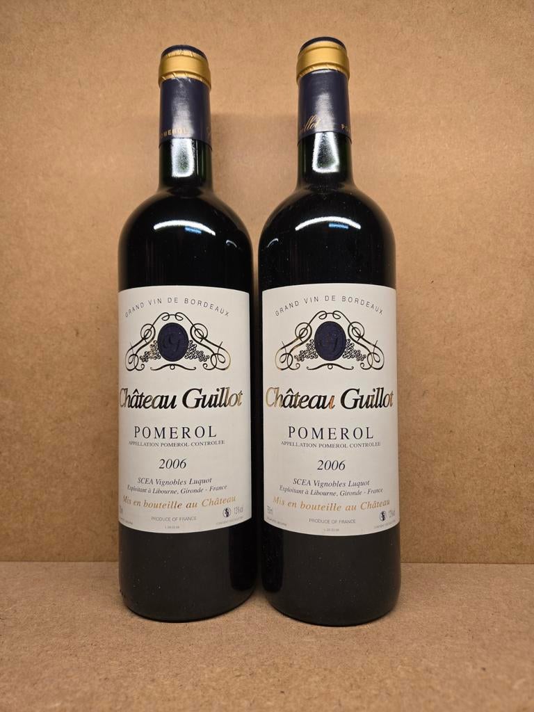 2x Ch. Guillot 2006 (Pomerol), Verzamelen, Wijnen, Ophalen