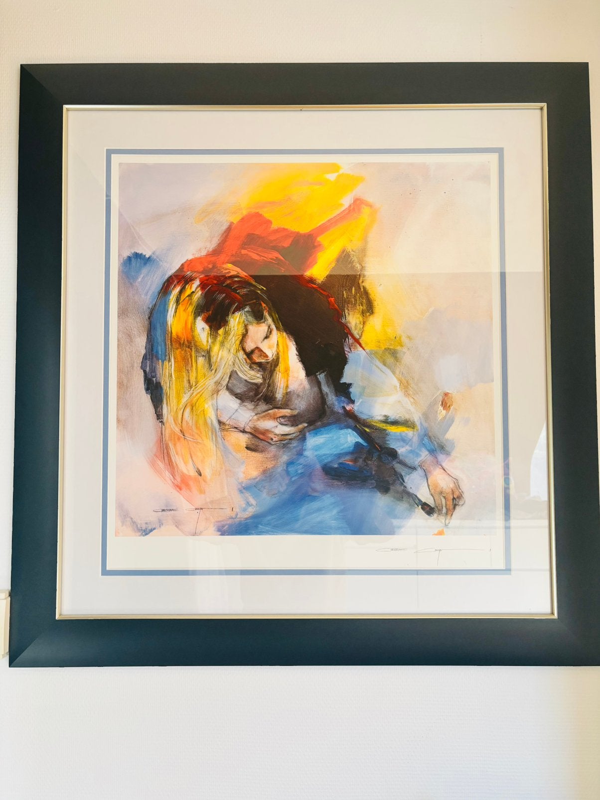 Christine comyn : kracht en tederheid, Enlèvement, Encadré, Sérigraphie