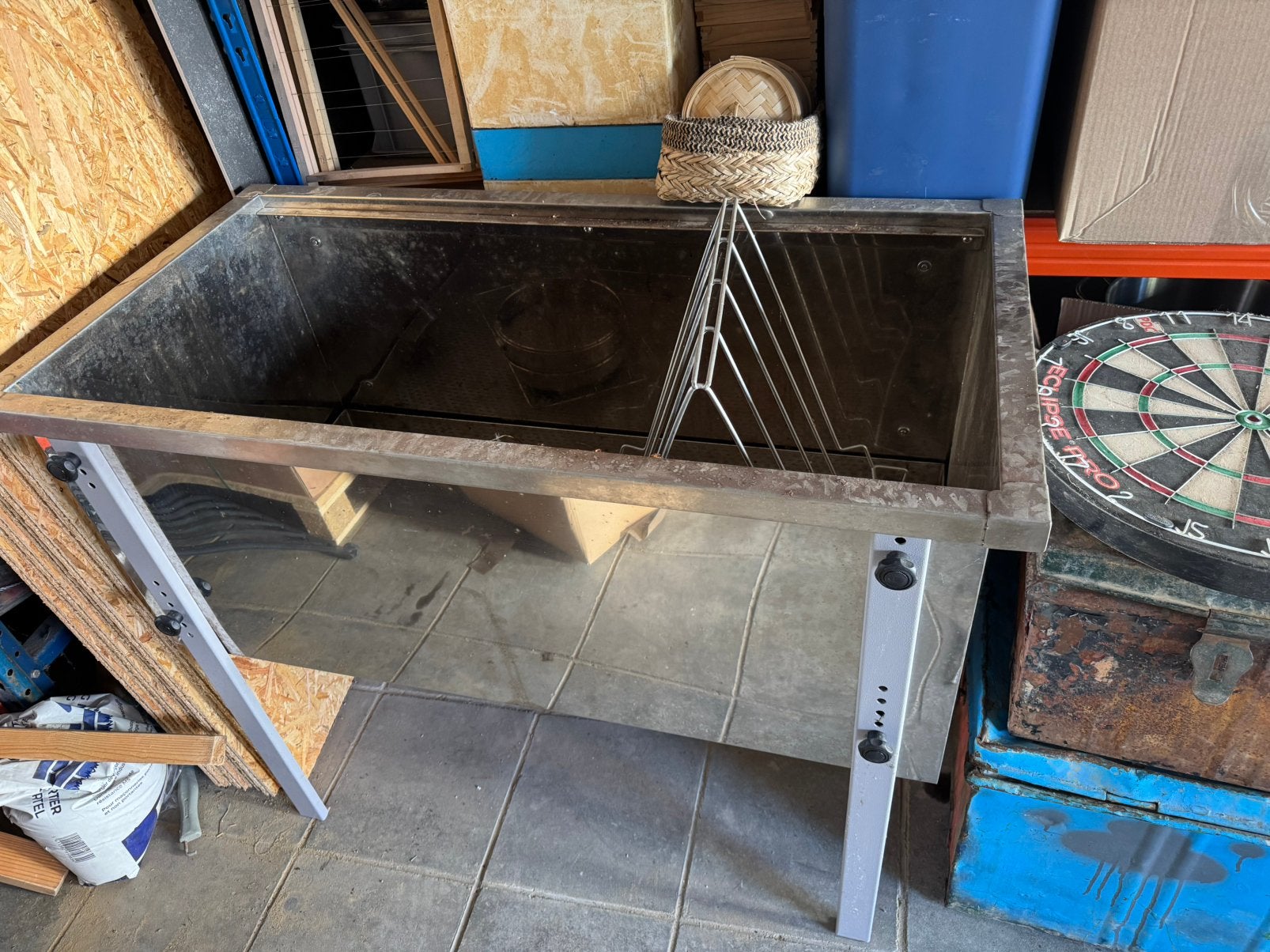 Table à désoperculer renforcée 150cm LYSON, Enlèvement, Comme neuf