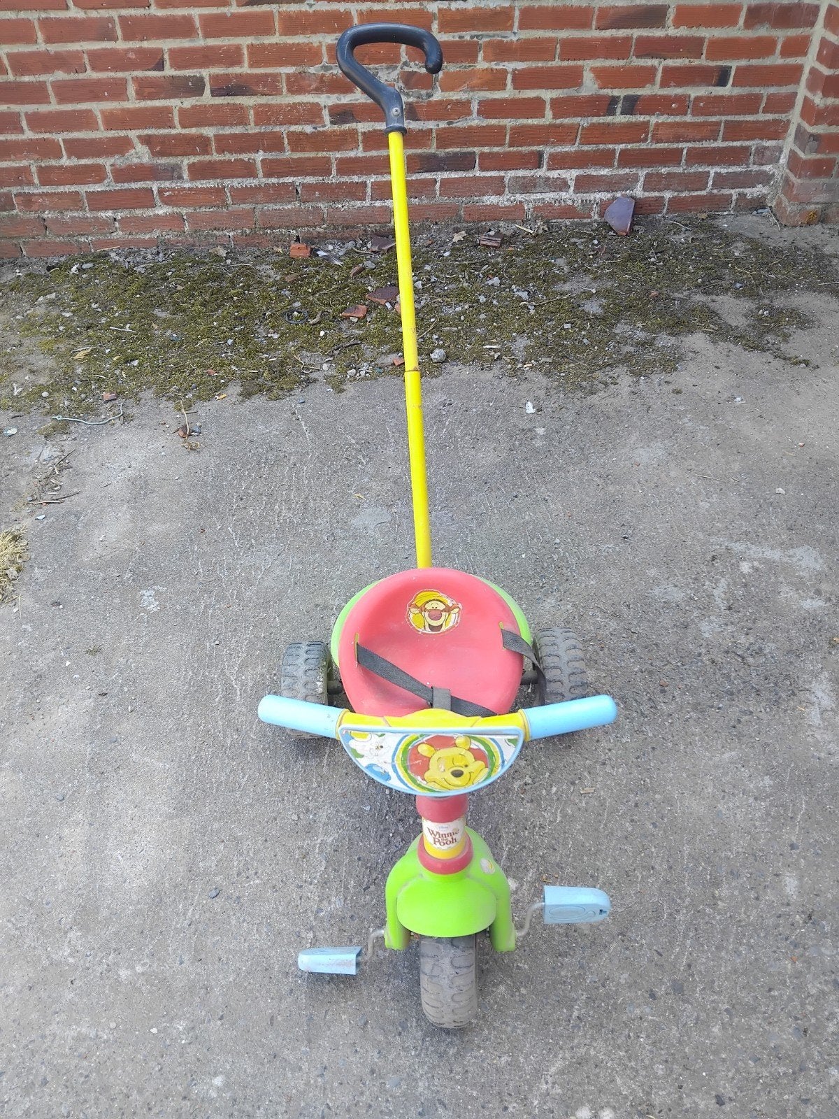 tricycle, Enlèvement, Utilisé, Tige de poussée