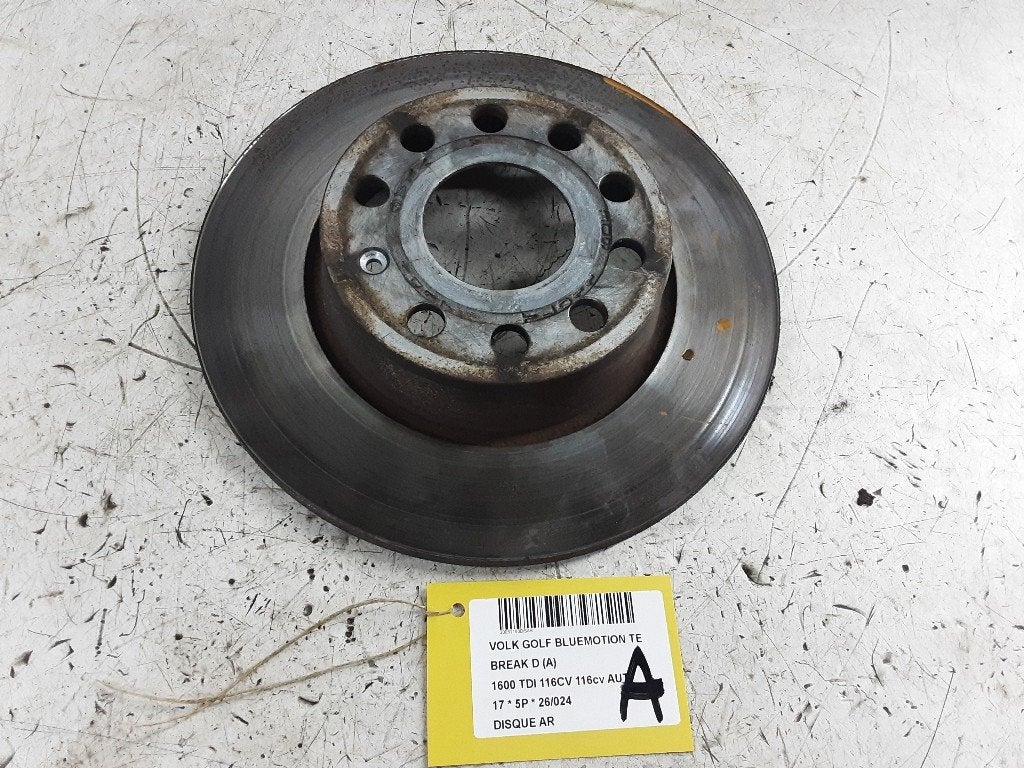 FREIN DISQUE ARRIÈRE Volkswagen Golf VII Variant (AUVV), Volkswagen, Volkswagen AG, Utilisé, Kundenbetreuung@volkswagen.de