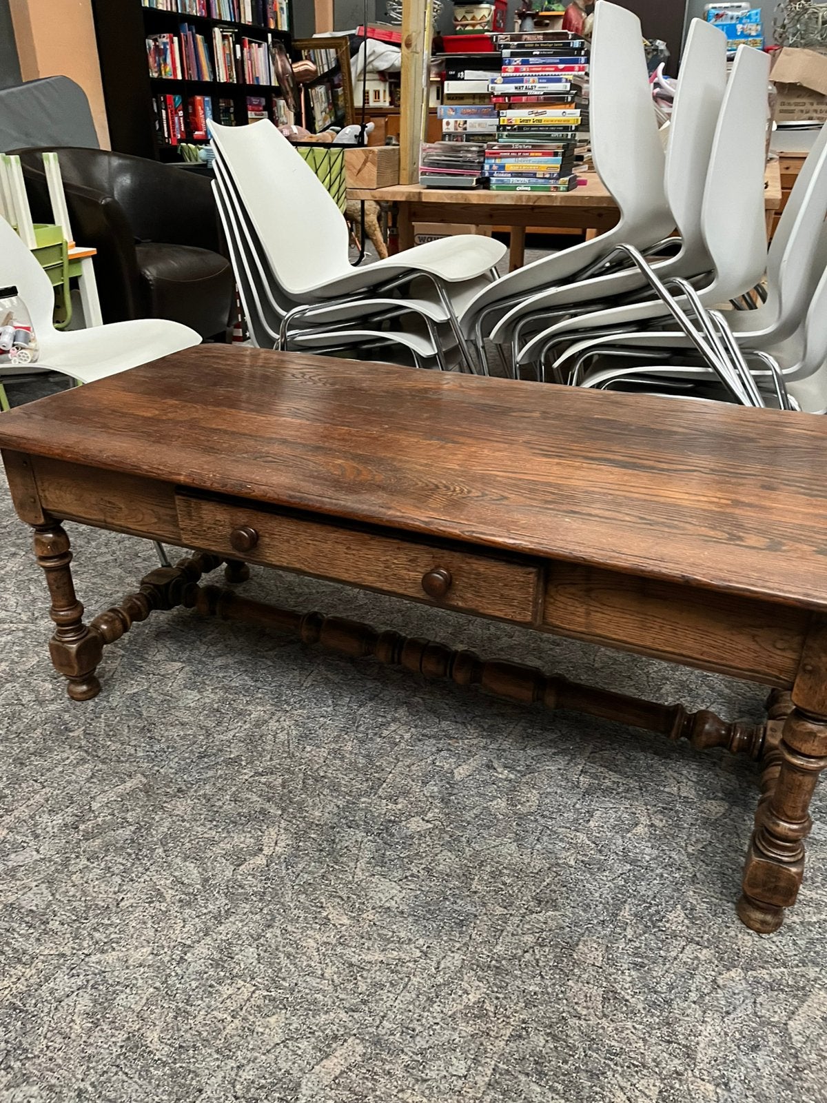 salontafel, Ophalen