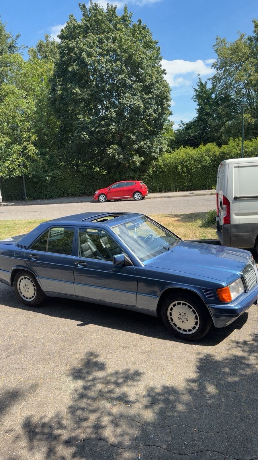 Mercedes 190 2.5 turbodiesel, Auto's, Automaat, Leder, Diesel, 5 deurs