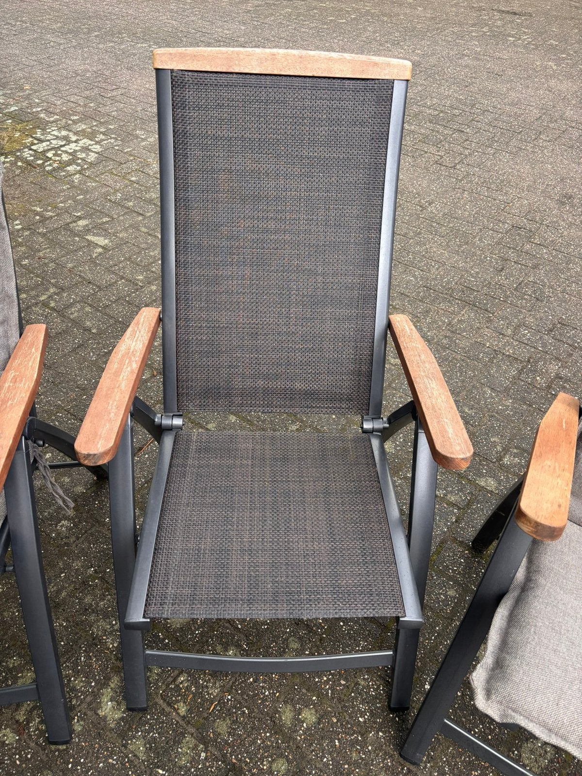3 Stoelen, Tuin en Terras, Ophalen of Verzenden, Zo goed als nieuw