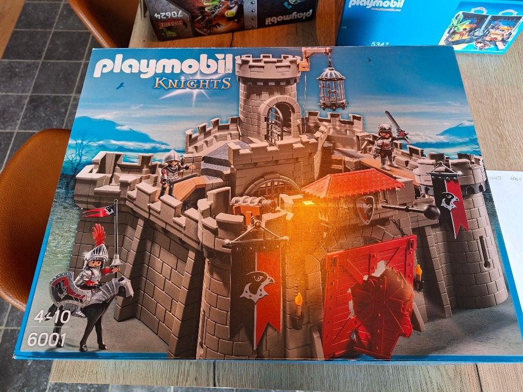 Playmobil 6001 Burcht van de orde van de Valkenridders, Kinderen en Baby's, Speelgoed | Playmobil, Ophalen, Gebruikt, Complete set