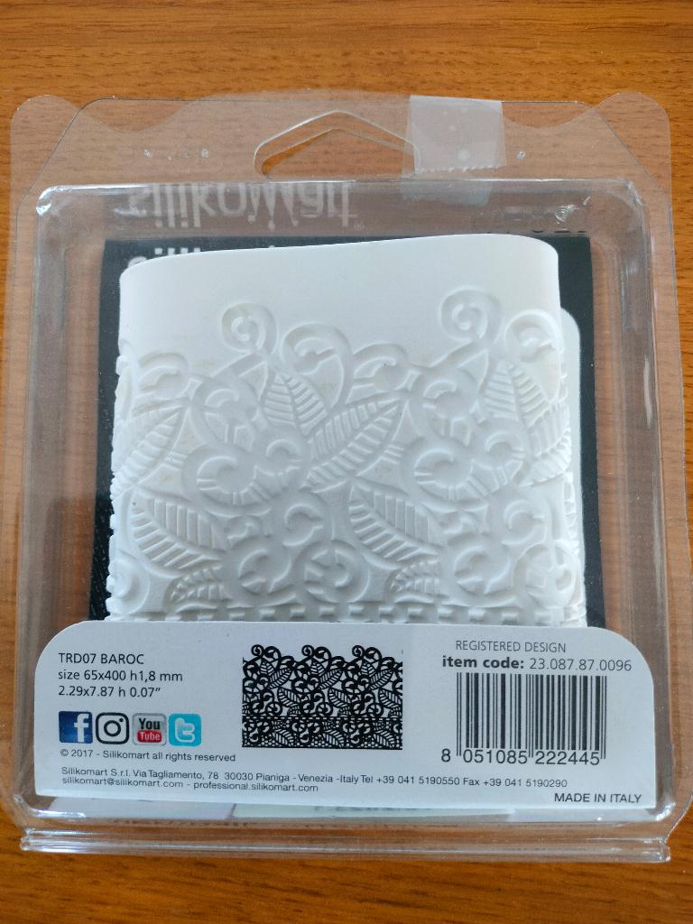 Lace mal Silikomart, Ophalen, Zo goed als nieuw, Taarten of Cupcakes, Versiering