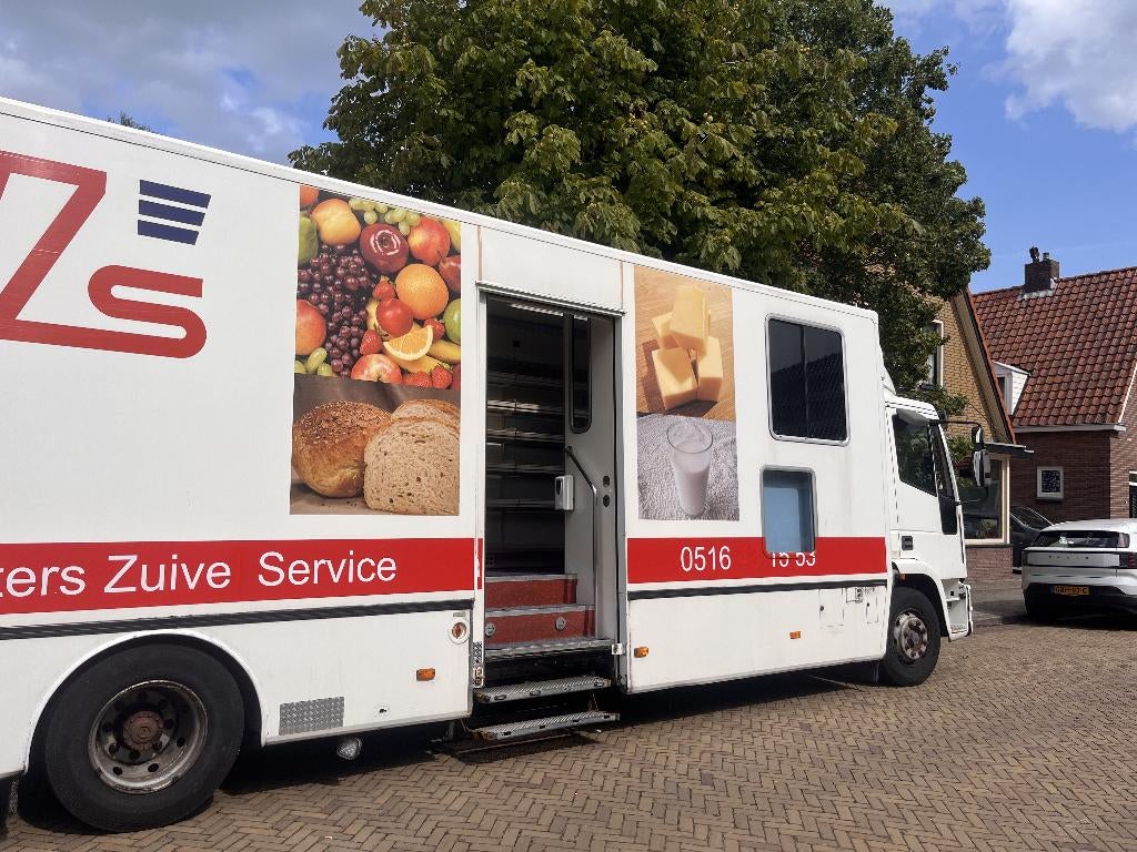 vrachtwagen, Euro 2, Iveco, Wit, Grijs