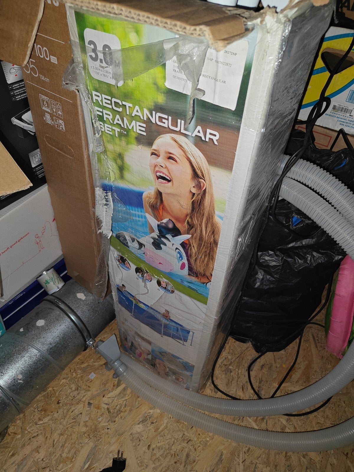 zwembad, Ophalen, Gebruikt, Minder dan 80 cm, Opzetzwembad