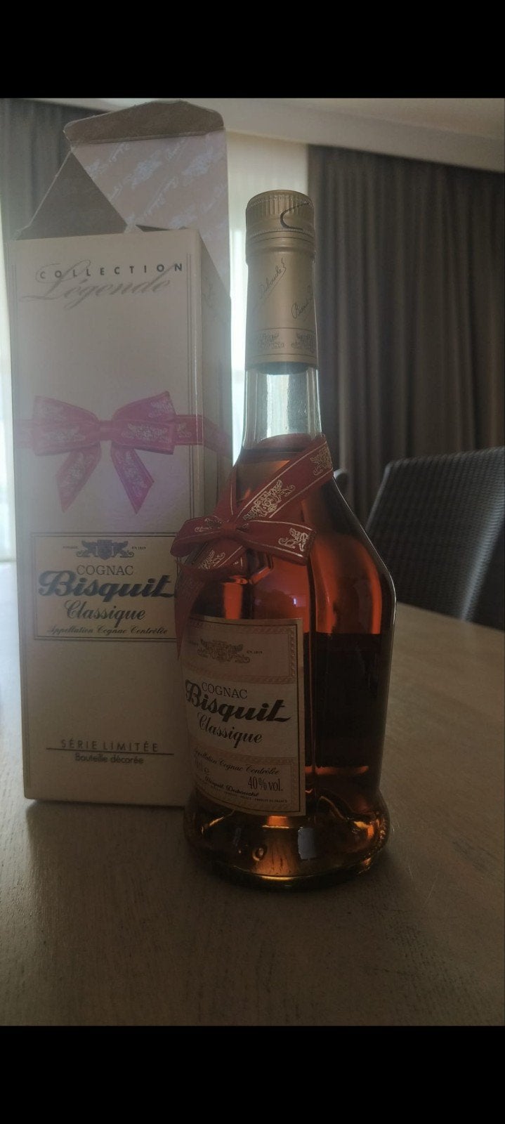 Cognac bisquit, Ophalen