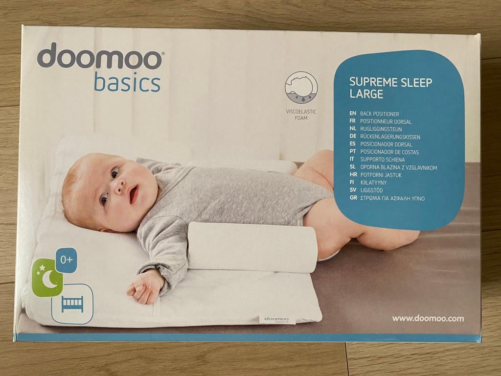 Coussin de positionnement bébé Domoo Supreme Sleep Large, Ophalen