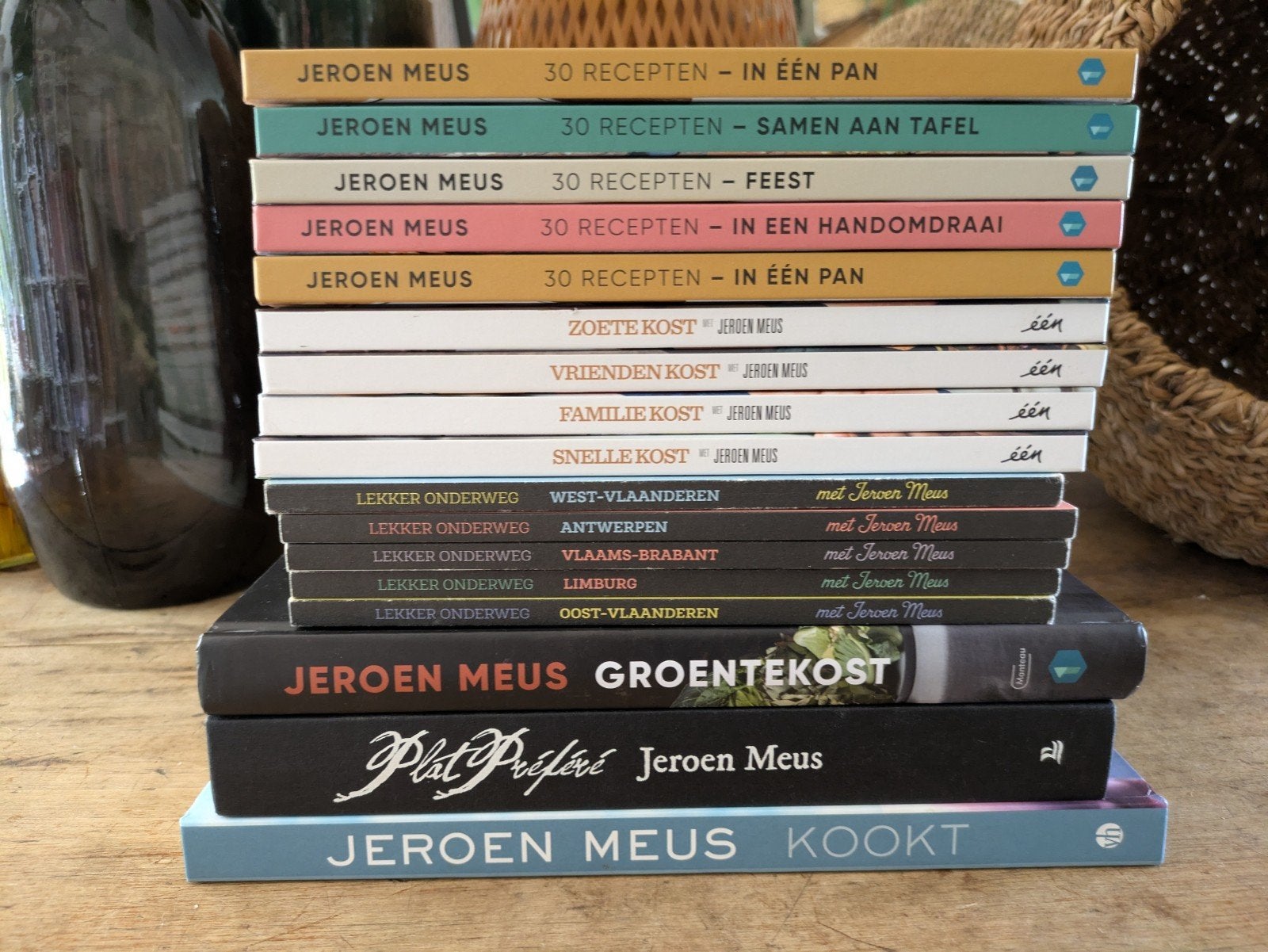 16 boeken Jeroen Meus, Ophalen of Verzenden