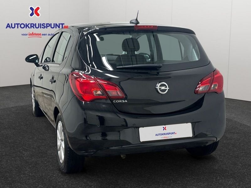 Opel Corsa 1.2 Enjoy GPS Airco Apple Carplay Android Auto, Autos, Achat, Euro 6, Boîte manuelle, Noir