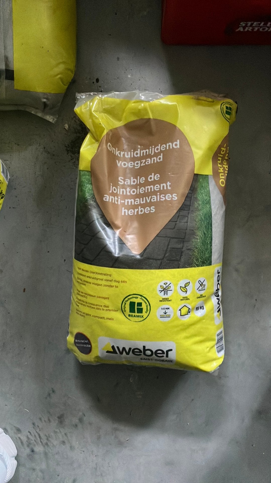 Onkruidmijdend voegzand Weber, Jardin & Terrasse, Enlèvement ou Envoi, Neuf, Sable de jointure