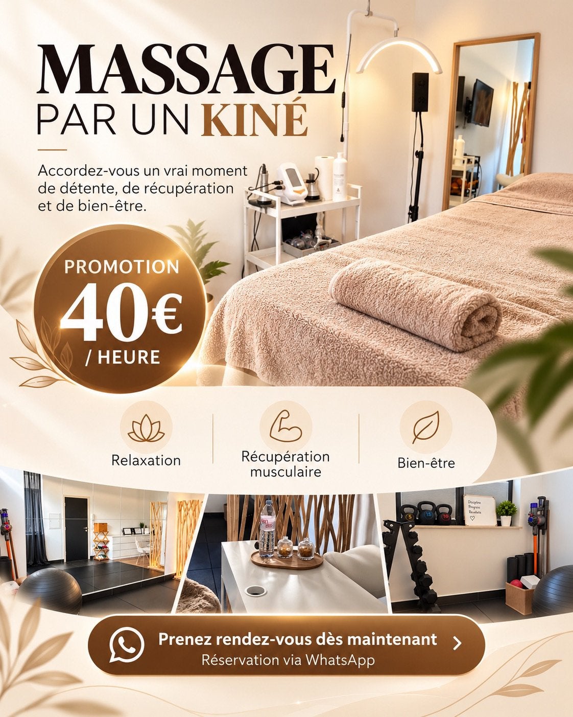 Massage Bruxelles - Masseur/kine
