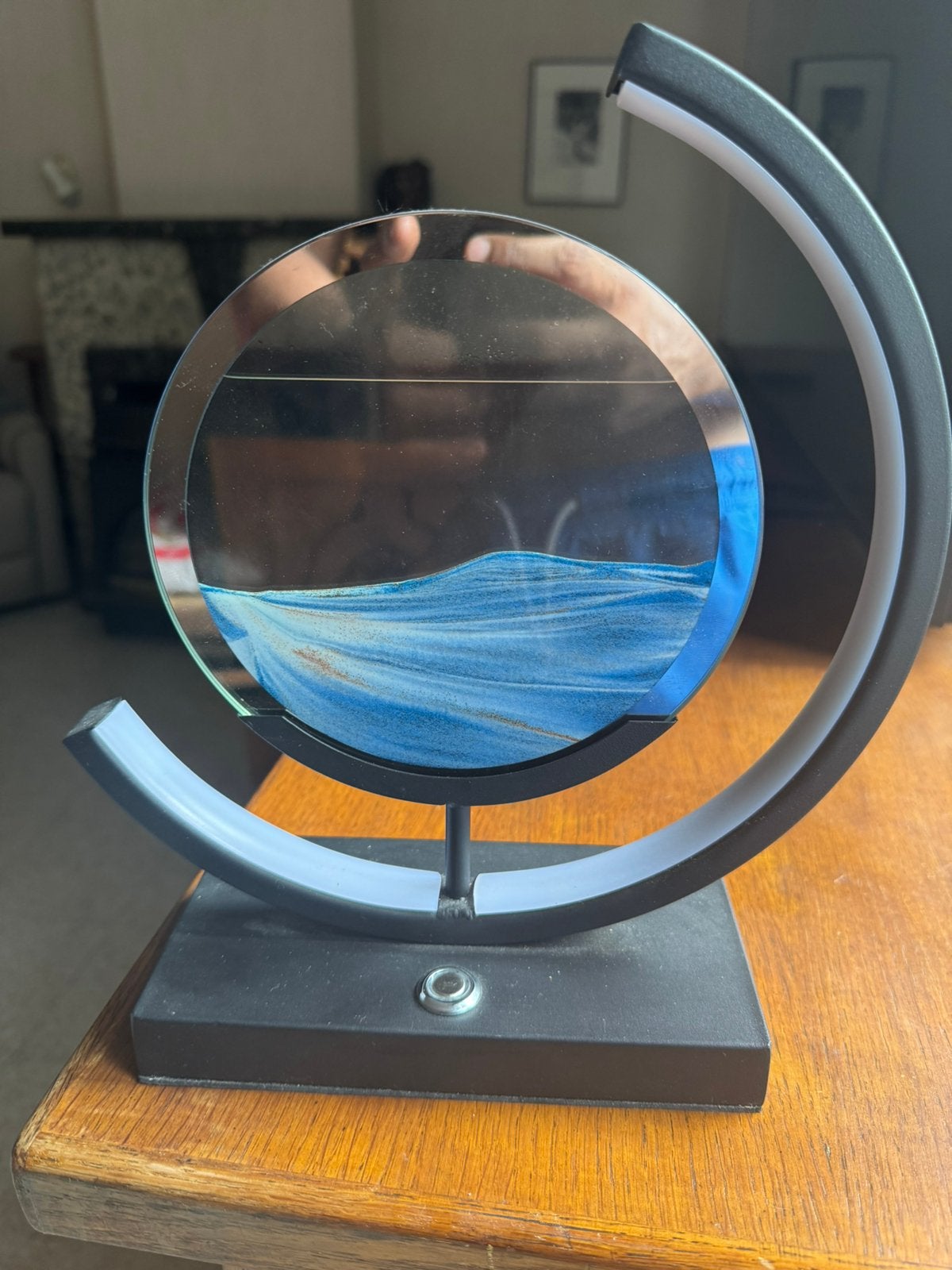 Decoratie zandloper, Ophalen