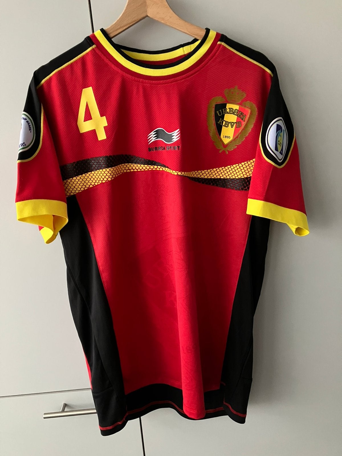 Rode Duivels Belgium shirt Kompany, Ophalen of Verzenden, Zo goed als nieuw, Shirt