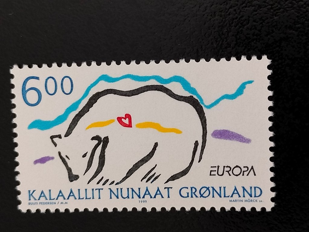 Groenland 1999 - Europa CEPT, natuurreservaten, ijsbeer **, Verzenden, Denemarken, Postfris