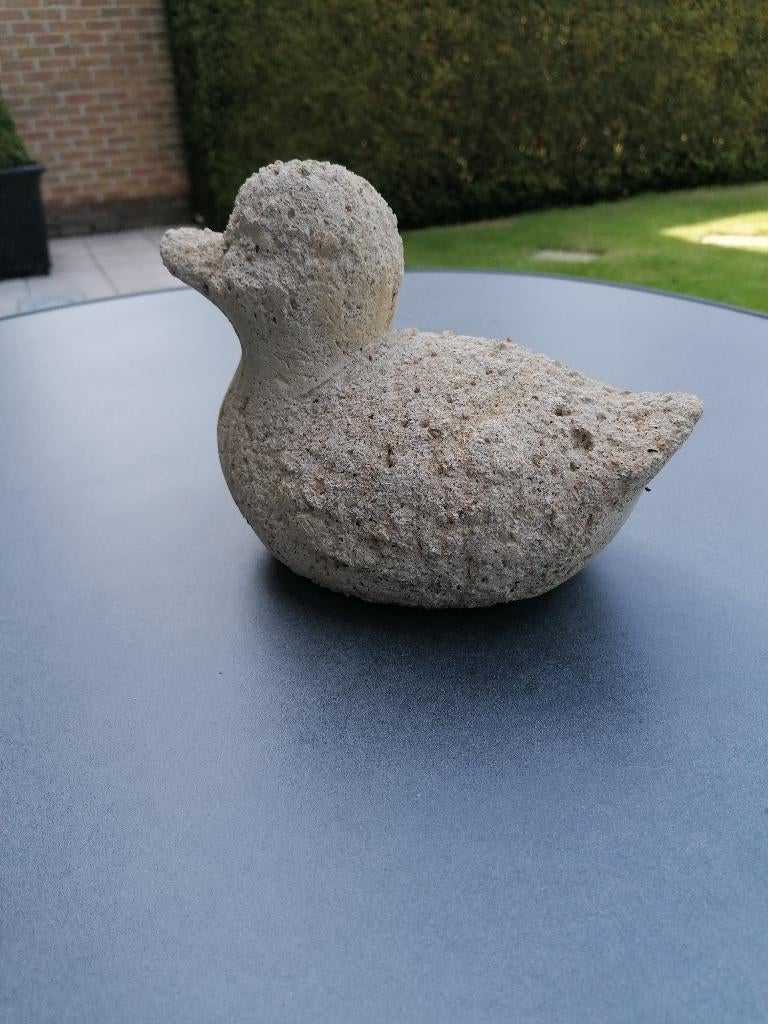 CANARD GRIS BLANC DÉCORATIF, Jardin & Terrasse, Enlèvement, Comme neuf