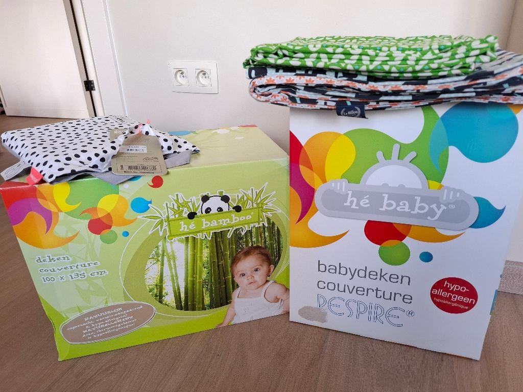 Babydeken en overtrek, Ophalen, Zo goed als nieuw, 100 cm of meer, Deken