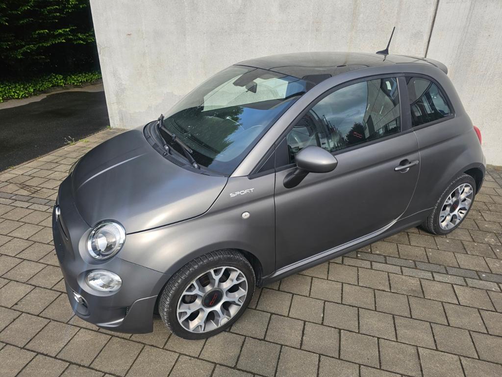 Fiat 500 hybride sport 2022, Auto's, Fiat, Bedrijf, Te koop, Achteruitrijcamera, Airbags, Airconditioning, Alarm, Android Auto