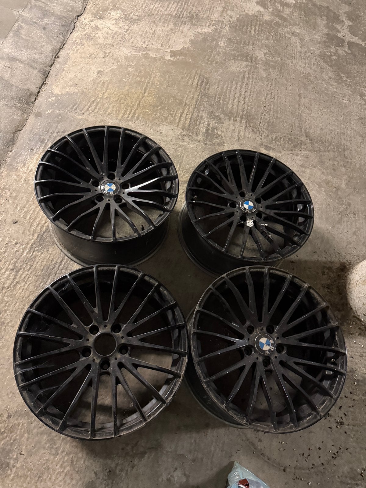 Barotelli 19 inch velgen, 9.5Jx19H2, ET40,met BMW naafdoppen, Autos : Pièces & Accessoires, Pneus & Jantes, Enlèvement, 19 pouces