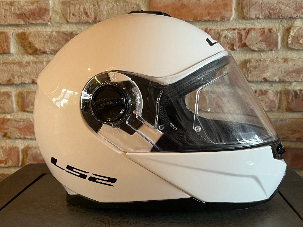 2x Moto systeemhelm LS2 met intercom, Motos, Autres marques, Femmes, Seconde main, Enlèvement