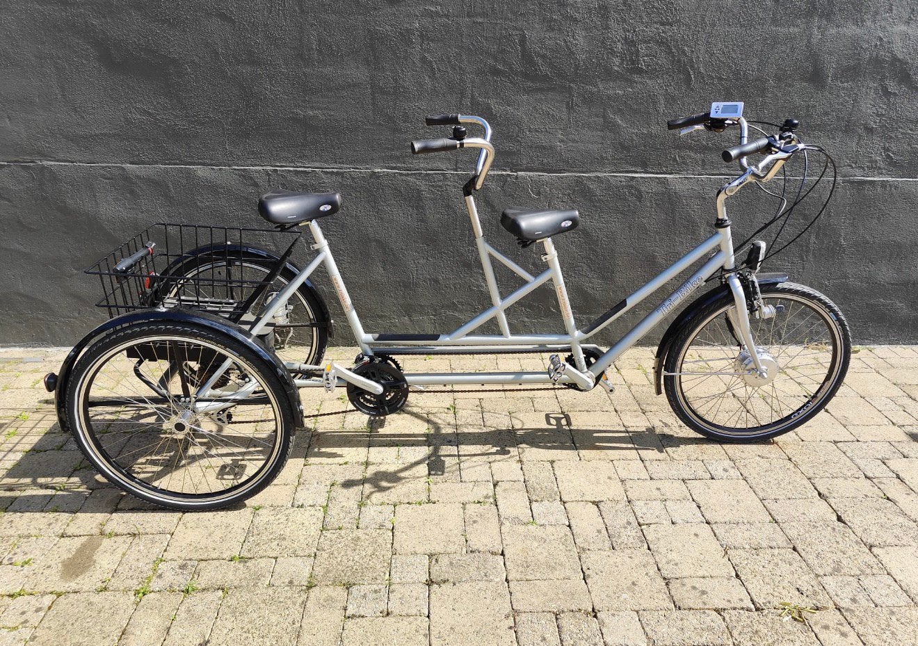 vélo électrique à trois roues, tandem, tribike, 3 roues, Vélos & Vélomoteurs, Enlèvement ou Envoi, Comme neuf