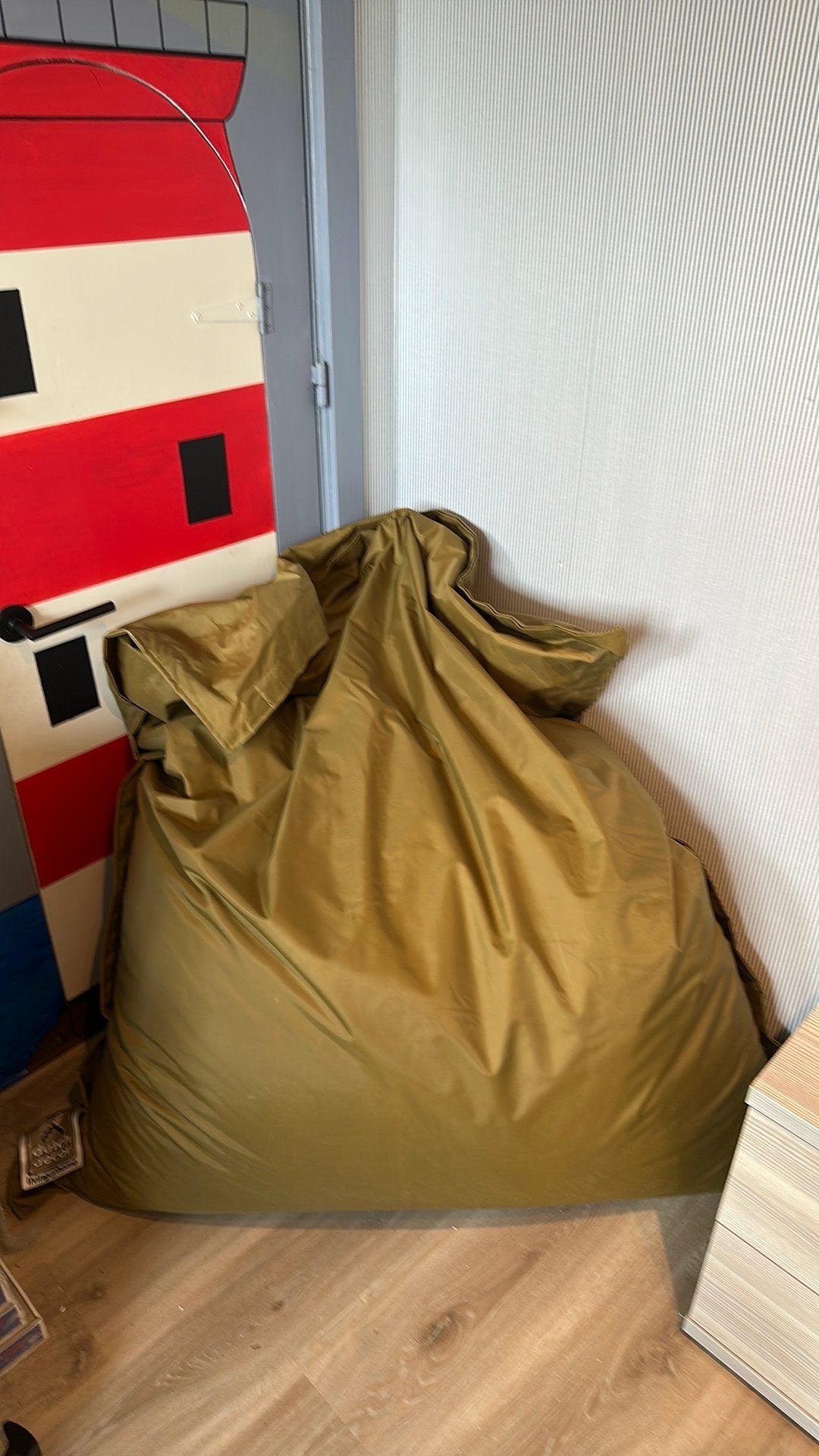 Grote zitzak, Huis en Inrichting, Zitzakken, Ophalen, Zo goed als nieuw, Zitzak