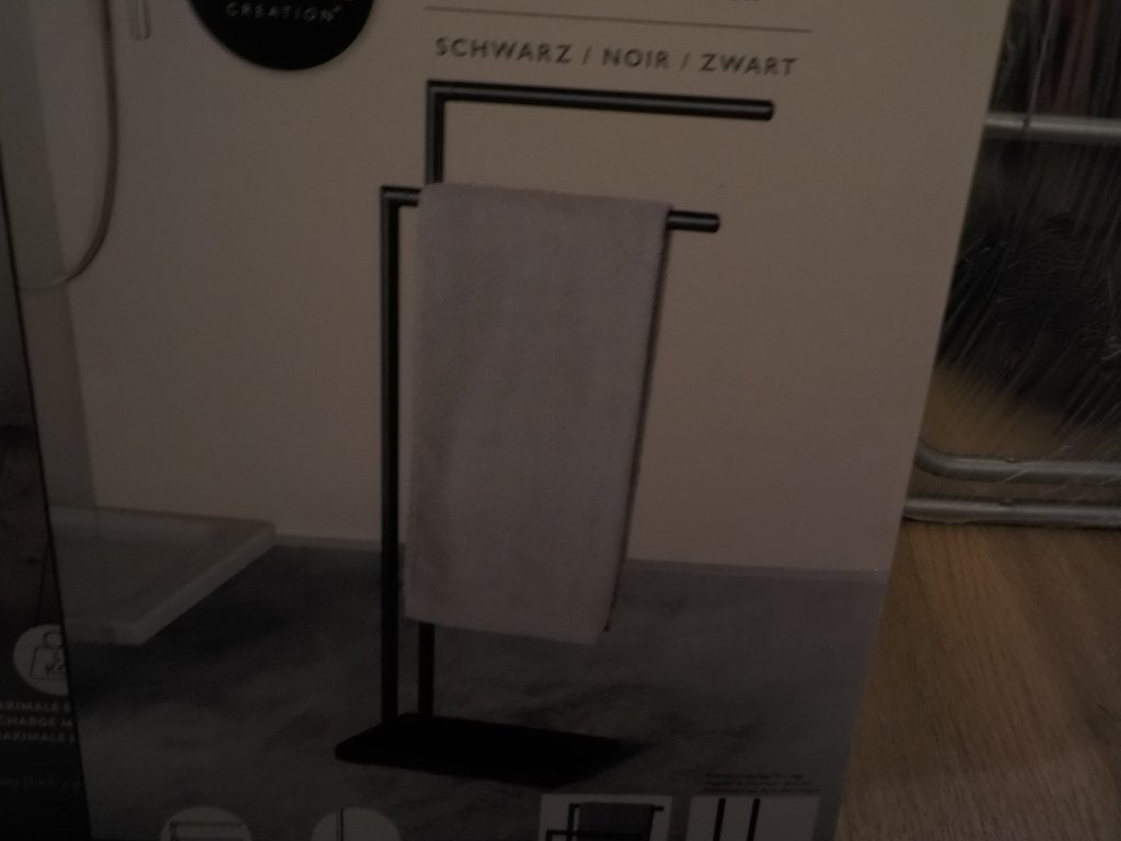 porte serviette noir (neuf), Ophalen, Nieuw