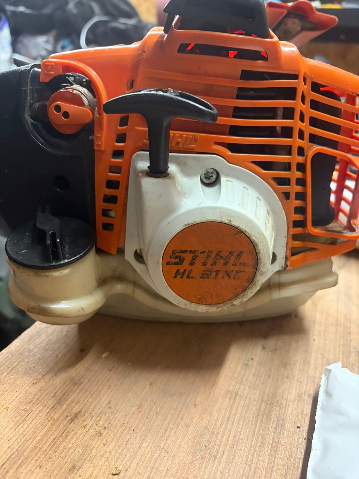 Stihl heggenschaar op steel (defect), Tuin en Terras, Ophalen, Zo goed als nieuw