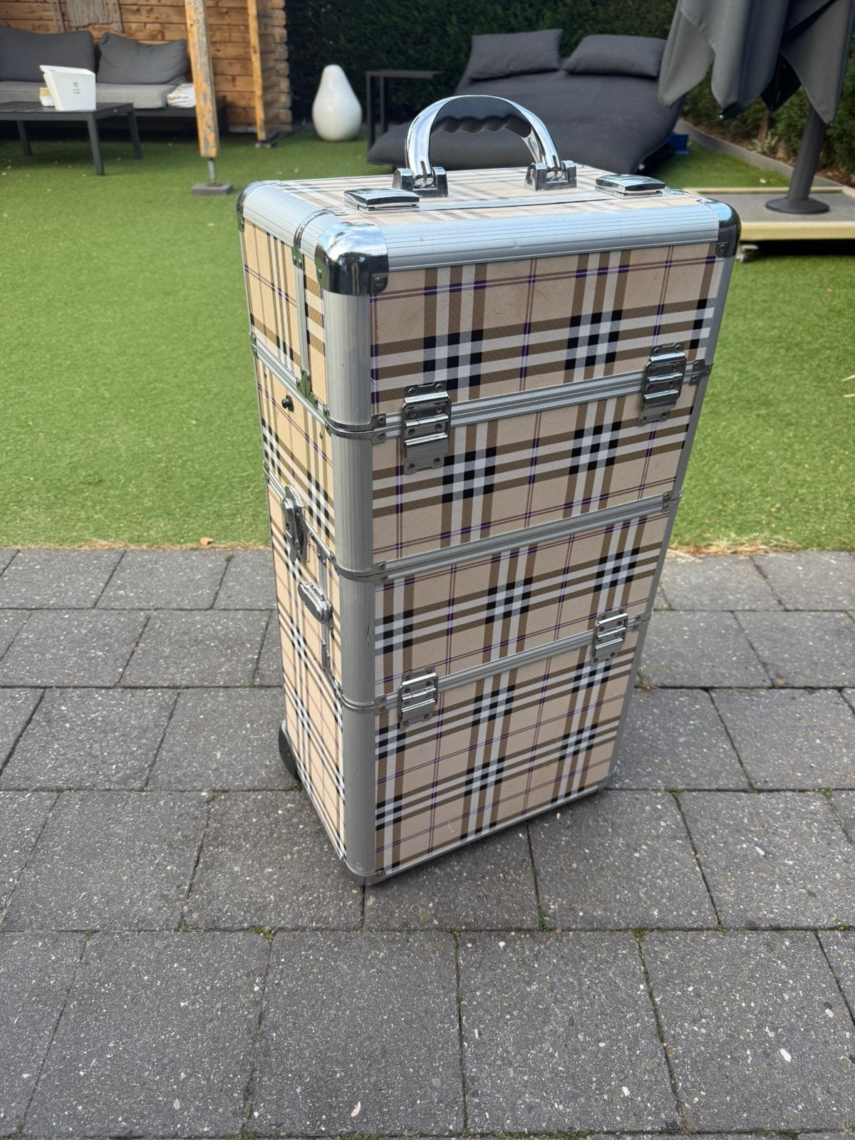 Schoonheidskoffer, Handtassen en Accessoires, Beautycases, Ophalen, Gebruikt, Hardcase