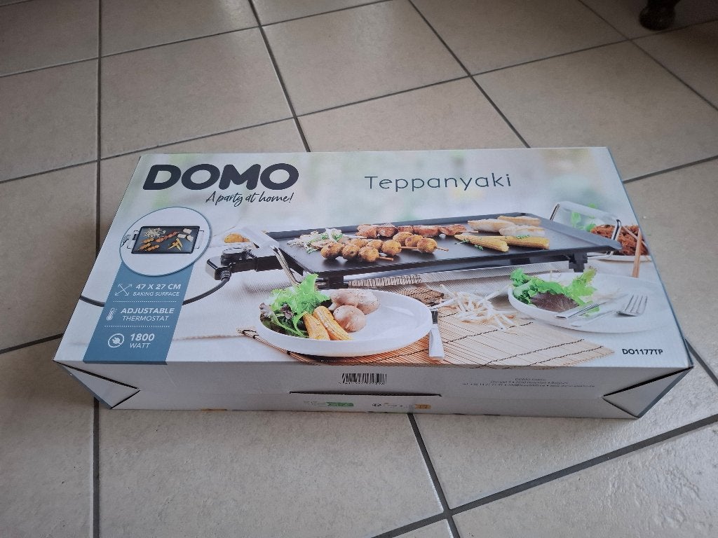 Teppanyaki "DOMO", Electroménager, Grils de contact, Enlèvement, Neuf
