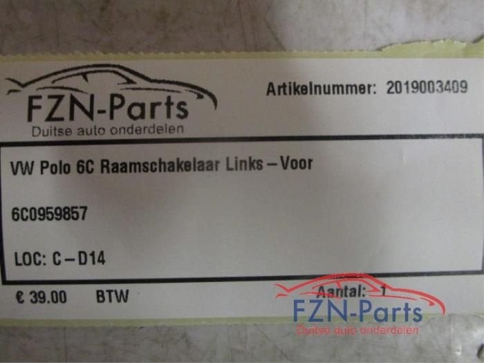 VW Polo 6C Raamschakelaar Links-Voor, Ophalen of Verzenden, Gebruikt