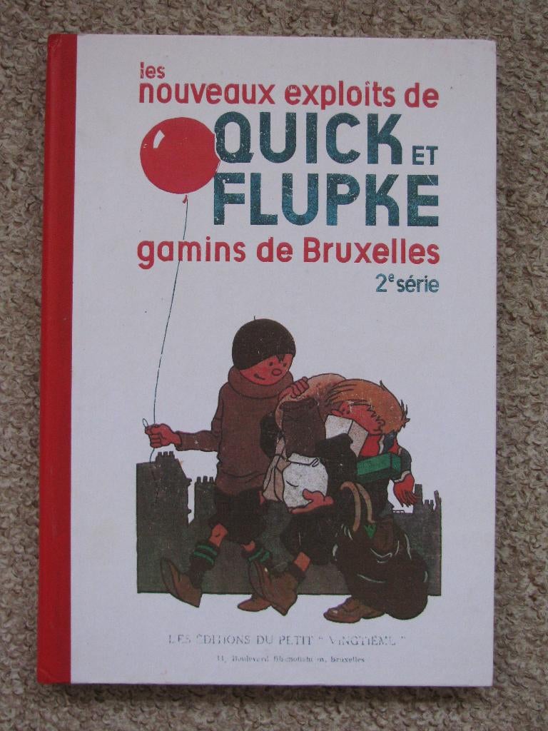 Quick et Flupke 2 - Gamins de Bruxelles - cartonné - 1981, Neuf, Enlèvement ou Envoi, Une BD, Herge