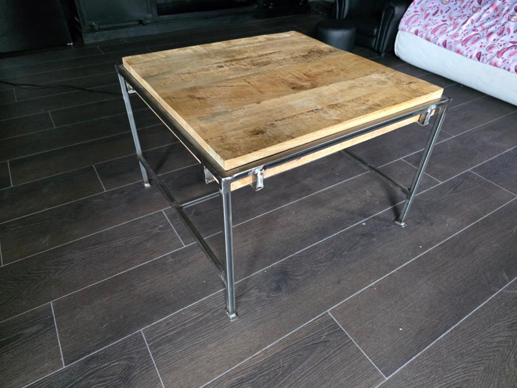 Mangohout salontafeltje, Huis en Inrichting, Ophalen