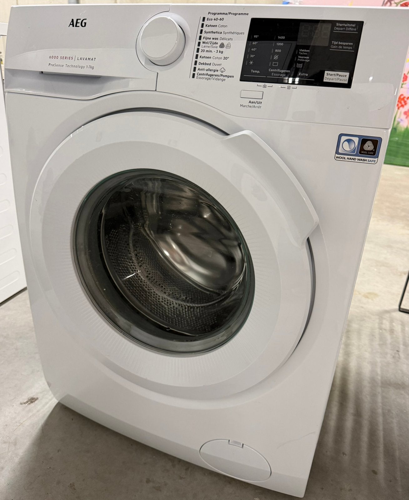 AEG wasmachine 7kg – 1400 t/min – A-klasse – perfecte staat, 1200 à 1600 tours, 6 à 8 kg, Comme neuf, Chargeur frontal