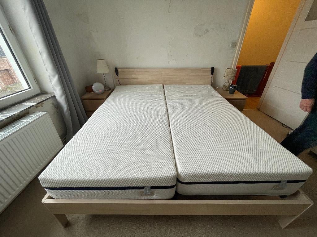 lot de 2 matelas Simmons ; 1 ferme et 1 souple, 90 cm, Matelas, Enlèvement, 200 cm