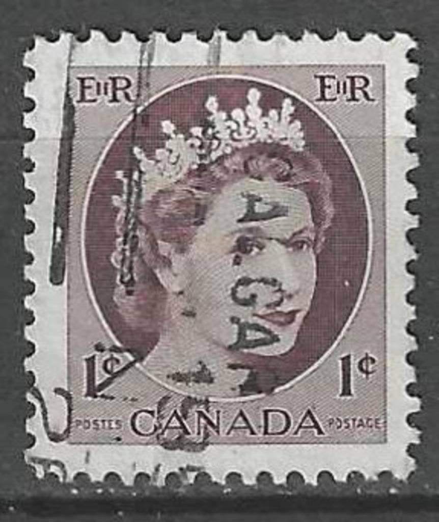 Canada 1954 - Yvert 267 - Reine Elisabeth II (ST), Timbres & Monnaies, Envoi, Affranchi