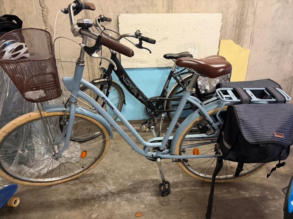 Een lichtblauwe meisjesfiets in topstaat!, Enlèvement, Comme neuf