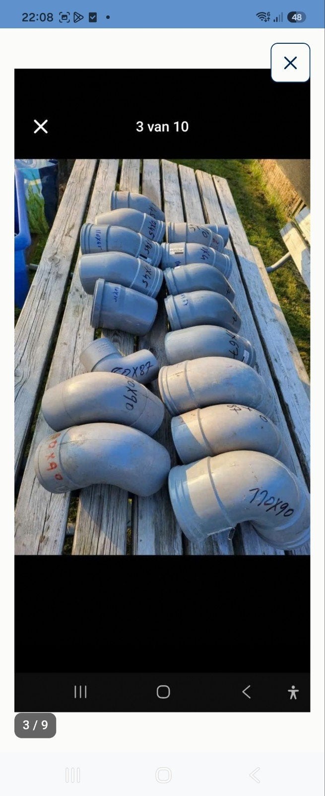 Pvc stuk, Tuin en Terras, Ophalen of Verzenden