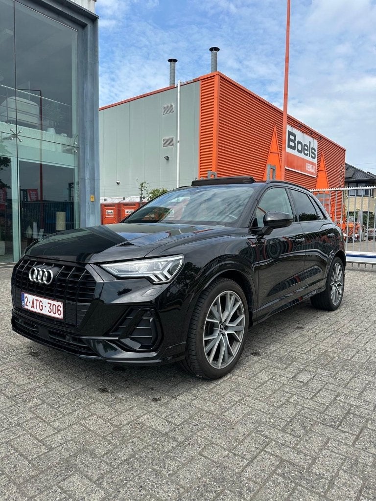 Audi q3 2.0tdi 3x sline 150 pk !!, Entretenue par le concessionnaire, Noir, 5 portes, Automatique