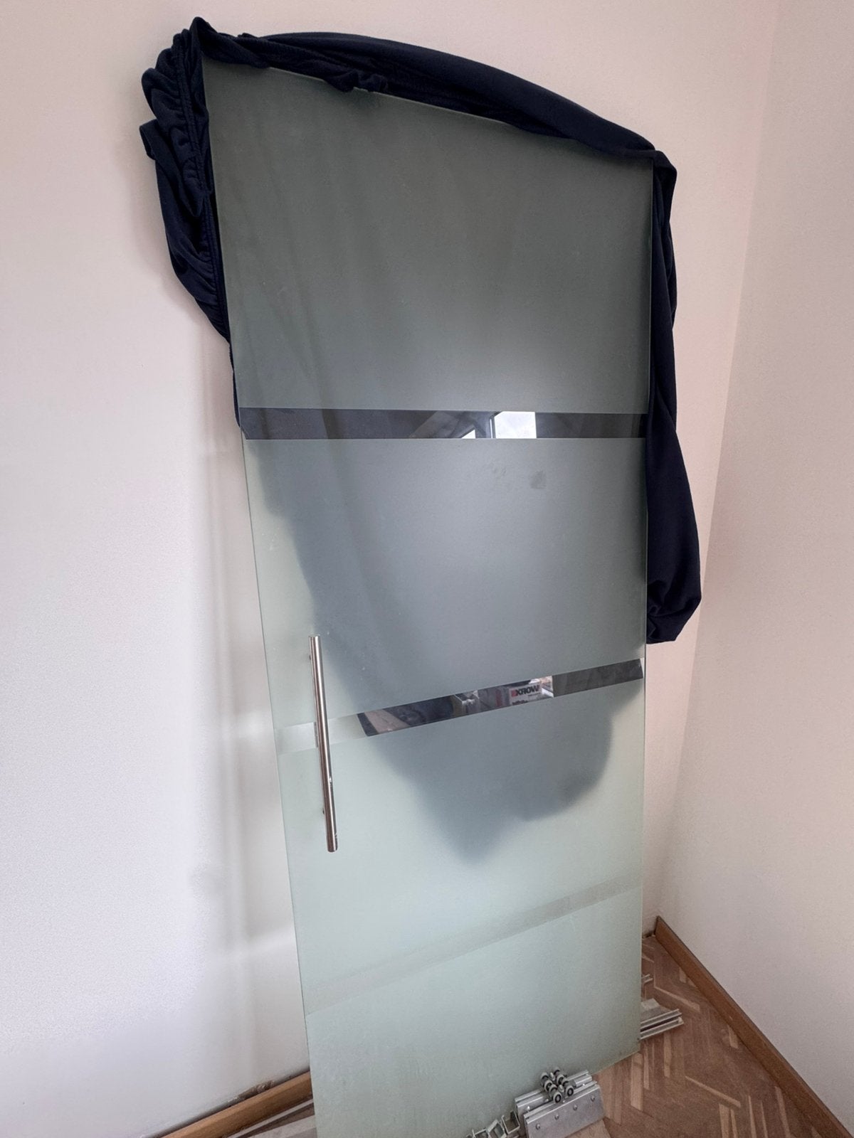 Porte en verre coulissante, Bricolage & Construction, Enlèvement, Comme neuf