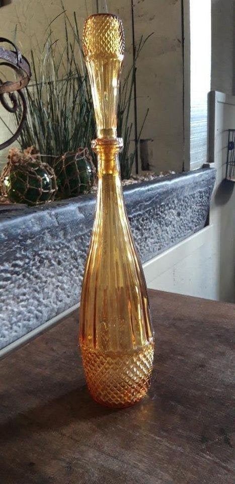 Empoli karaf Genie bottle 51,5 cm, Antiek en Kunst, Ophalen of Verzenden