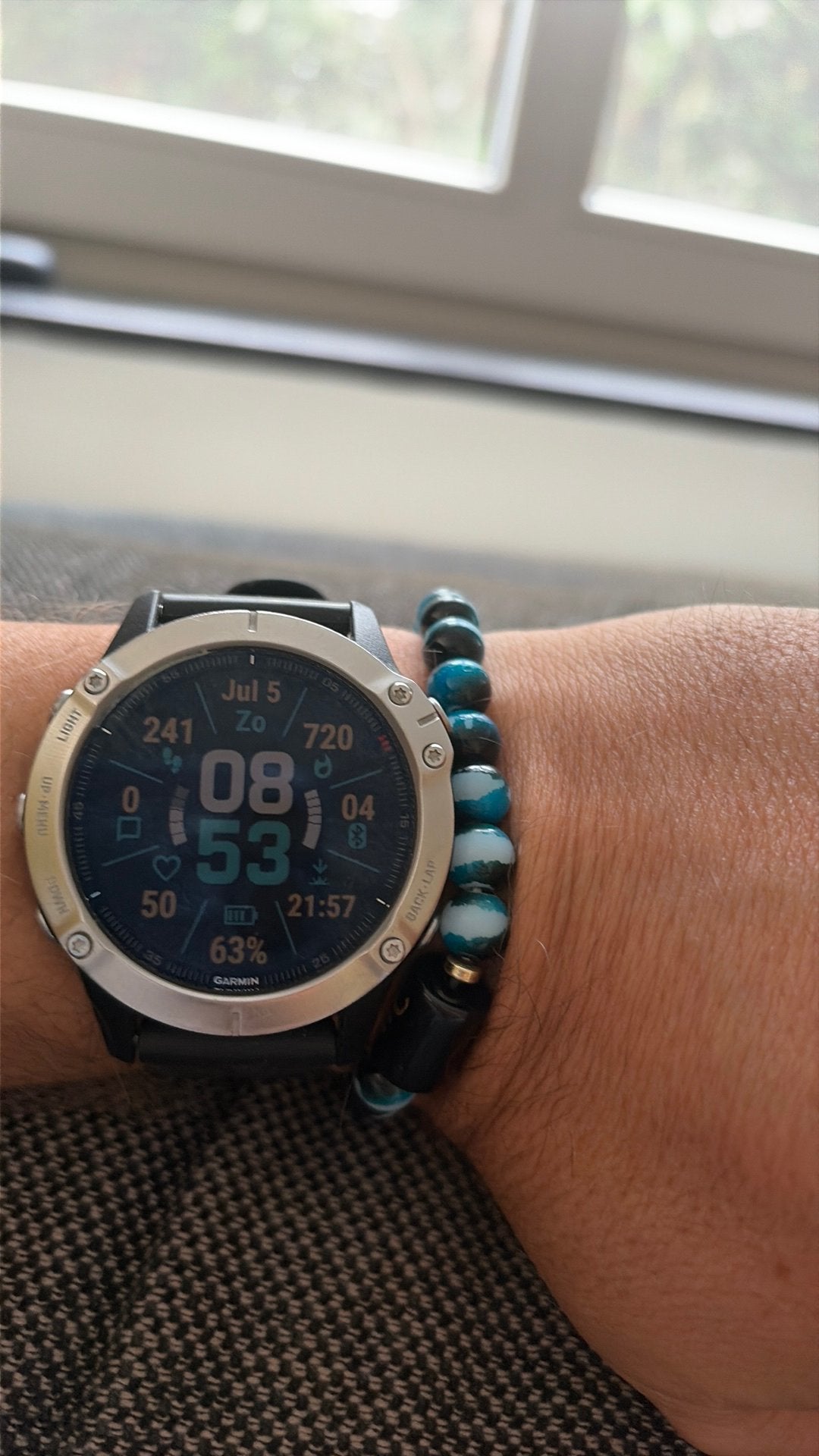 Garmin Fenix 6 Multisport Smartwatch met doos en oplaadkabel, Handtassen en Accessoires, Sporthorloges, Ophalen, GPS, Zo goed als nieuw